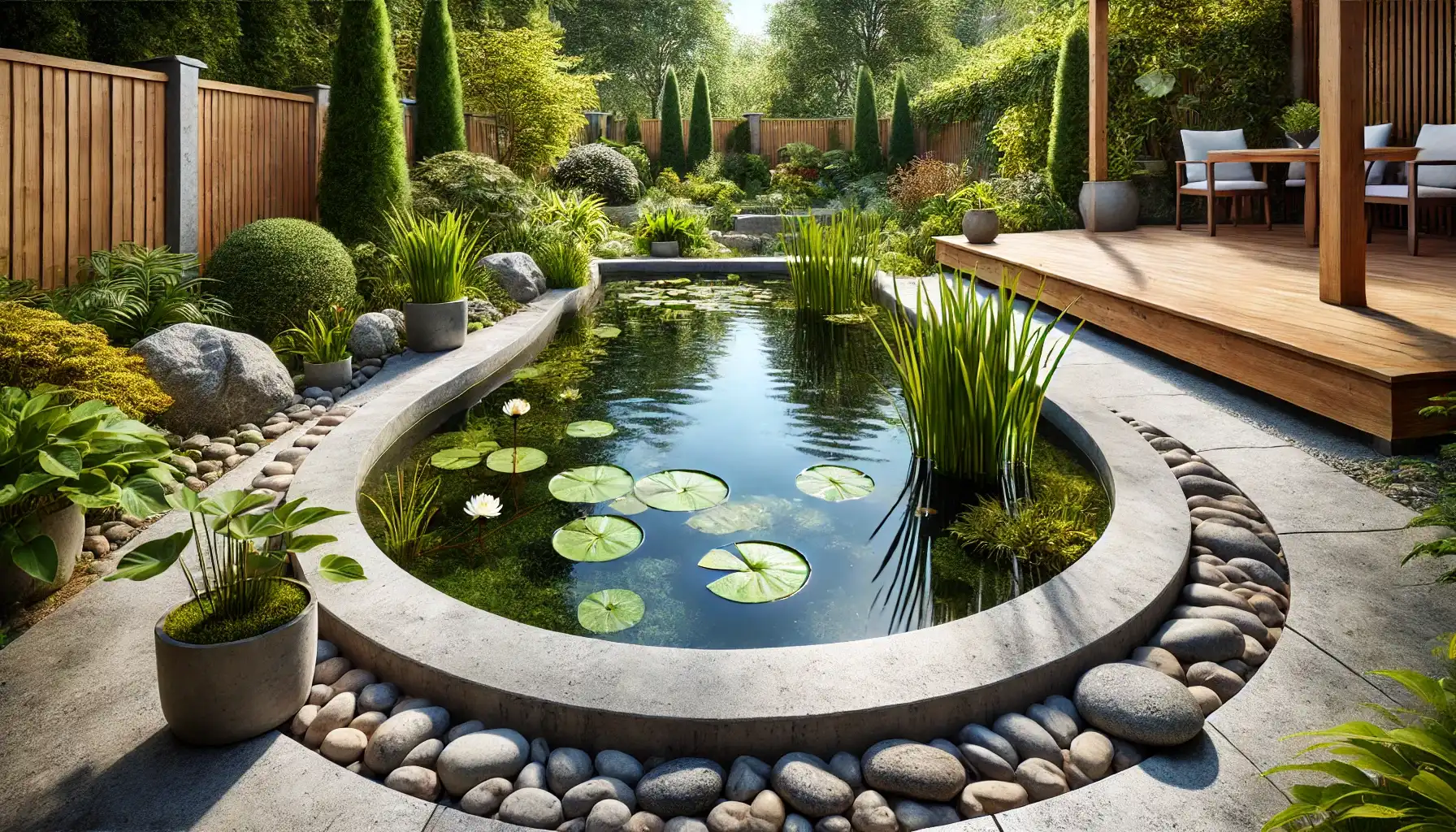 Concrete Pond Liner