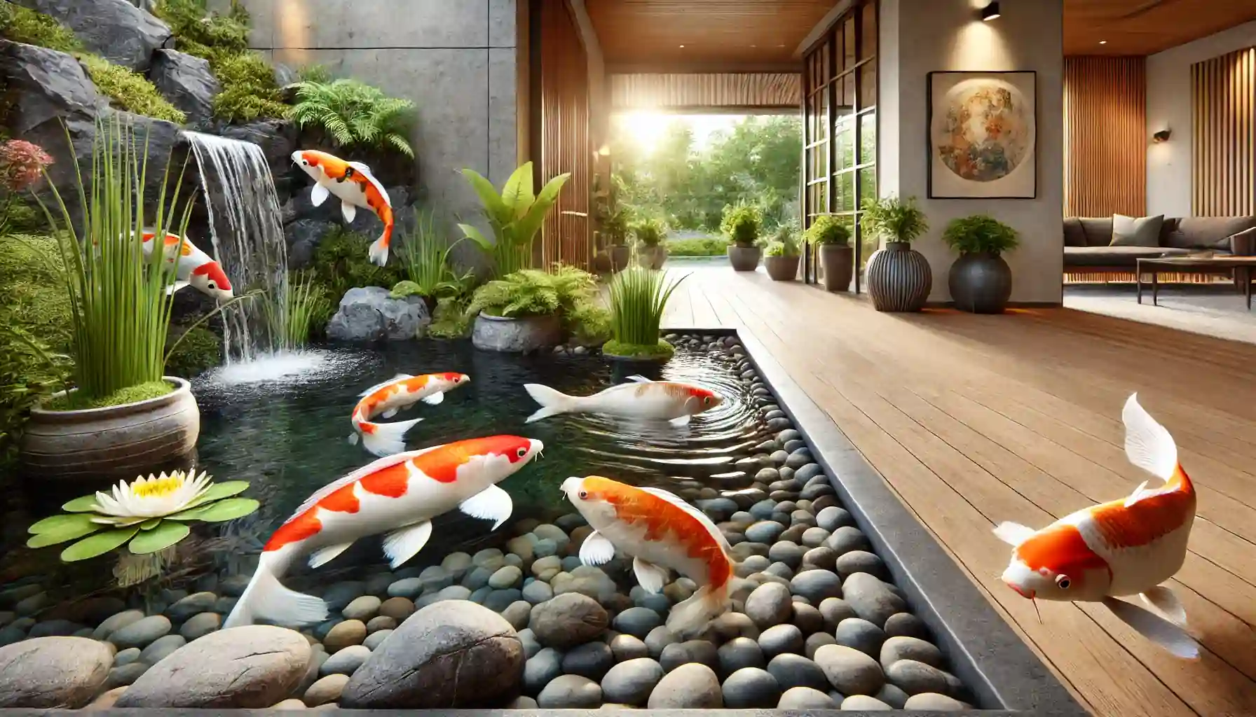 outdoor vs indoor koi