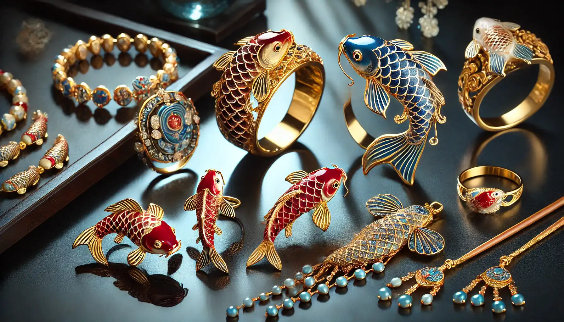 Koi Fish in Jewelry